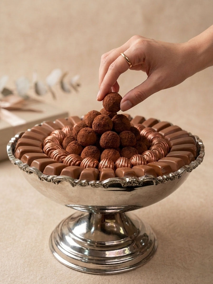 bowl with high stand