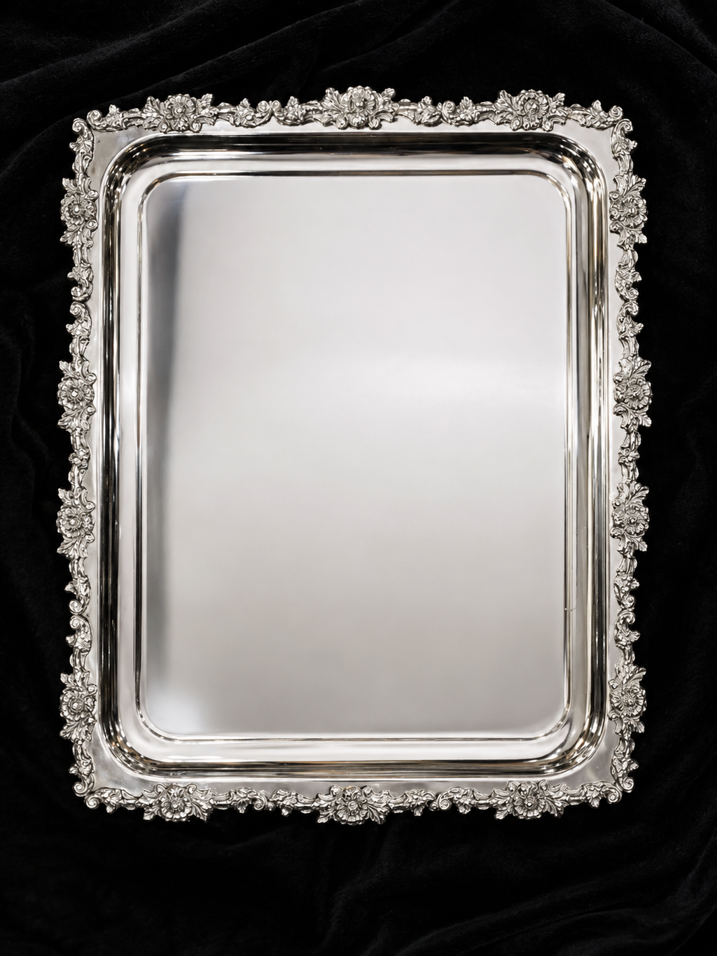 French Floral rectangular trays