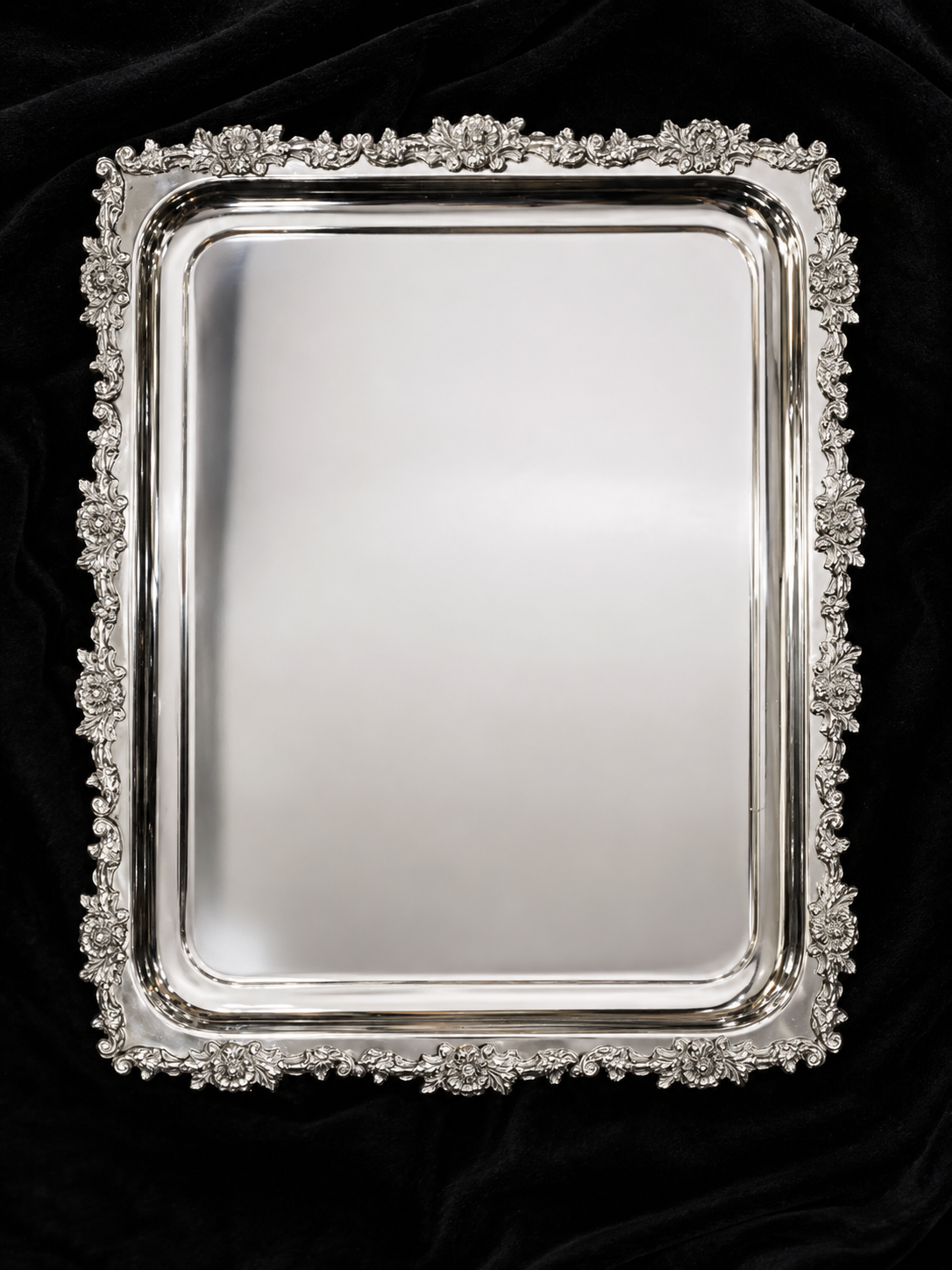 French Floral rectangular trays