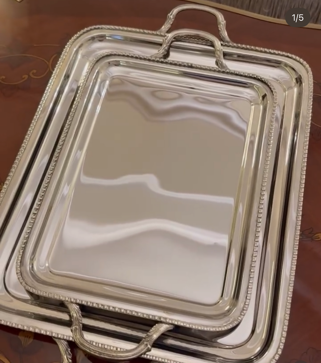 Simple braid rectangle tray