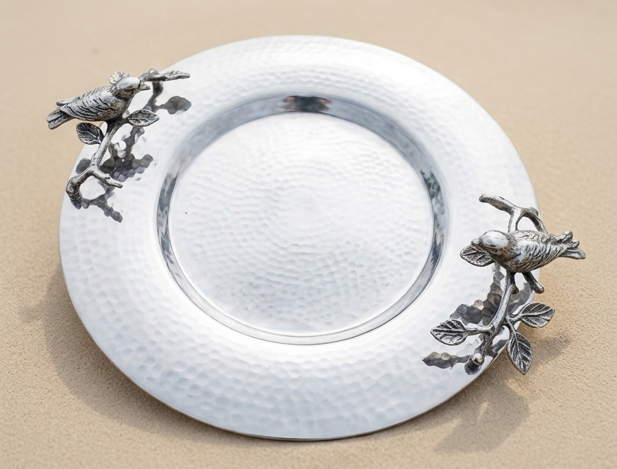 Summer tray with birds