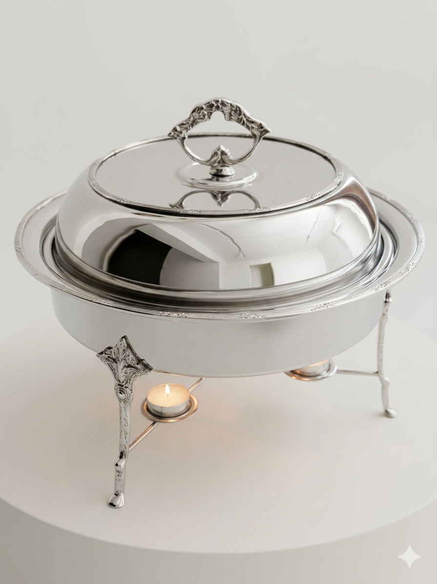 Antique Silver serving dish