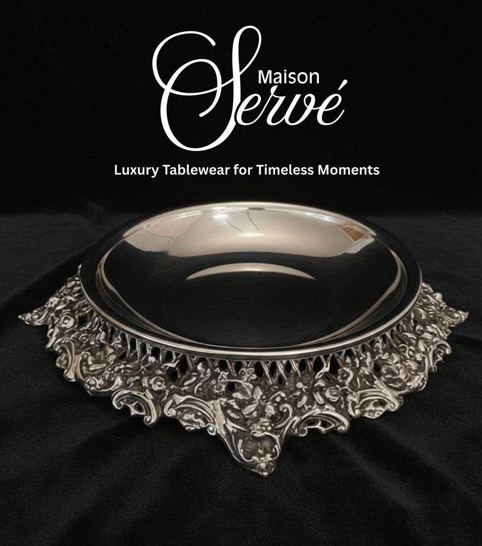 French Ornamented Serving Dish