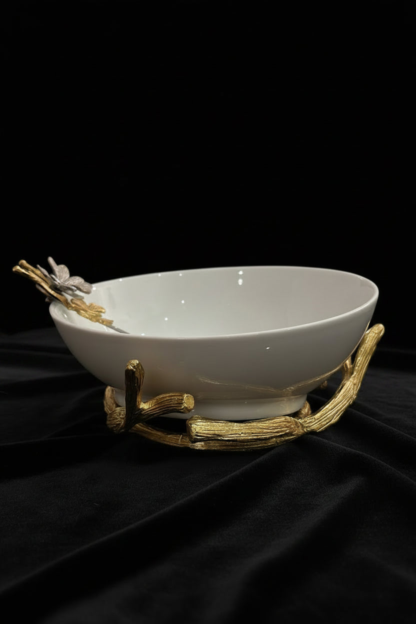 Gold Tree Salad bowl