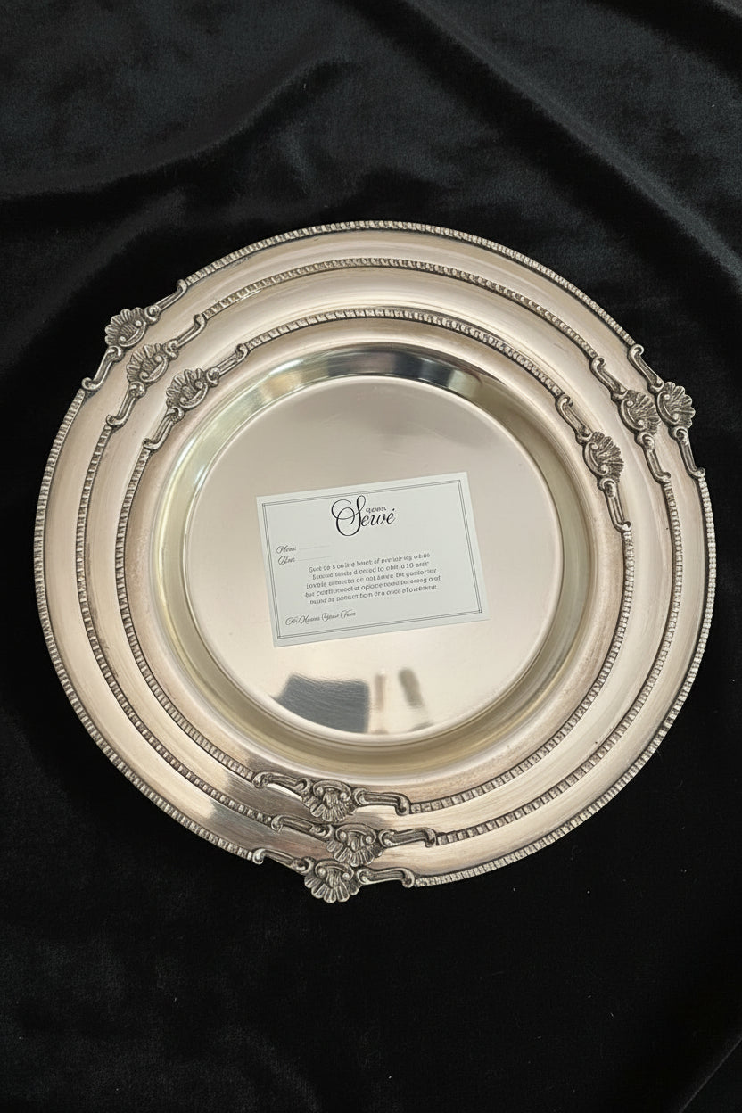Simple french rounded trays