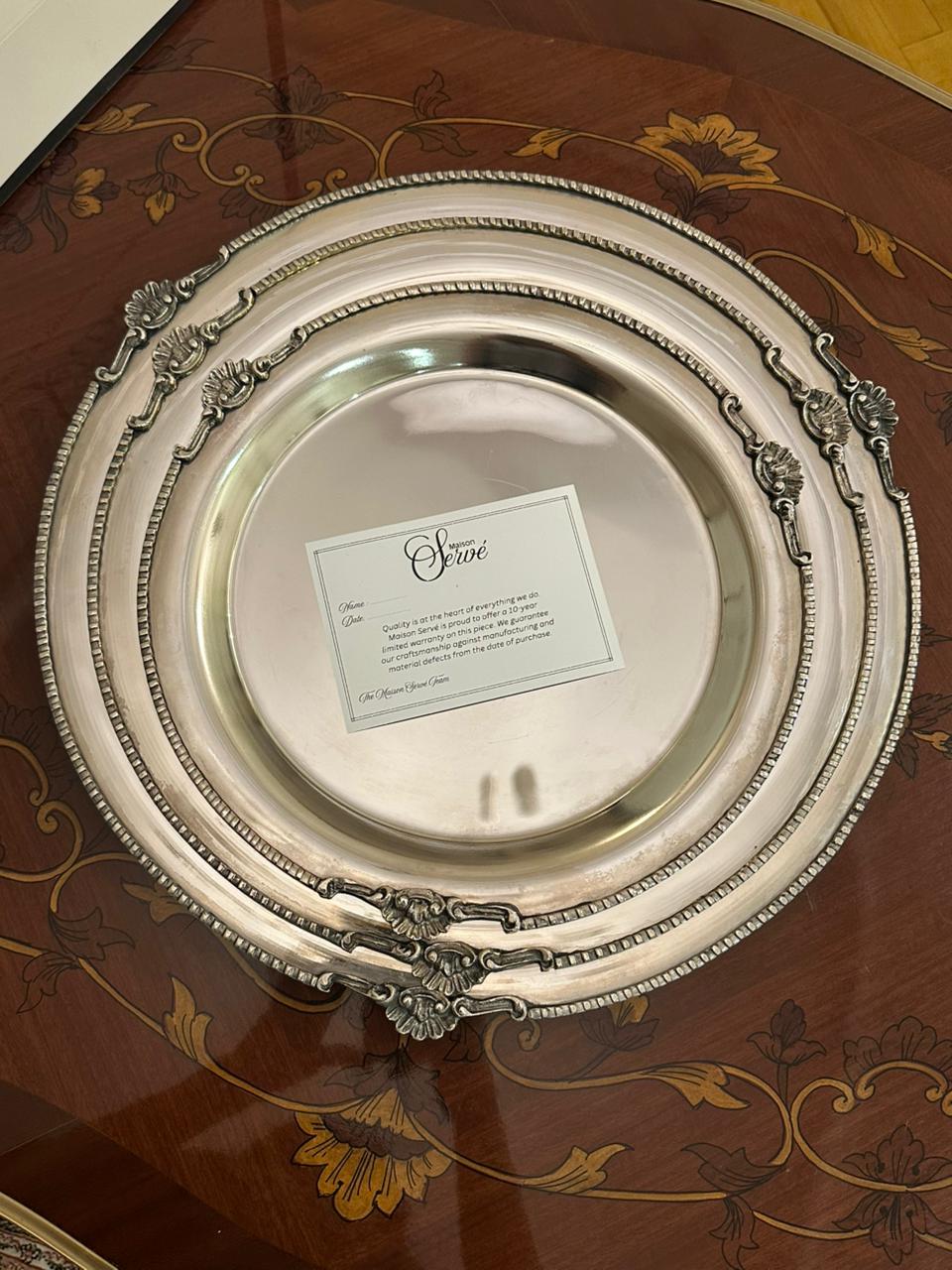 Simple french rounded trays