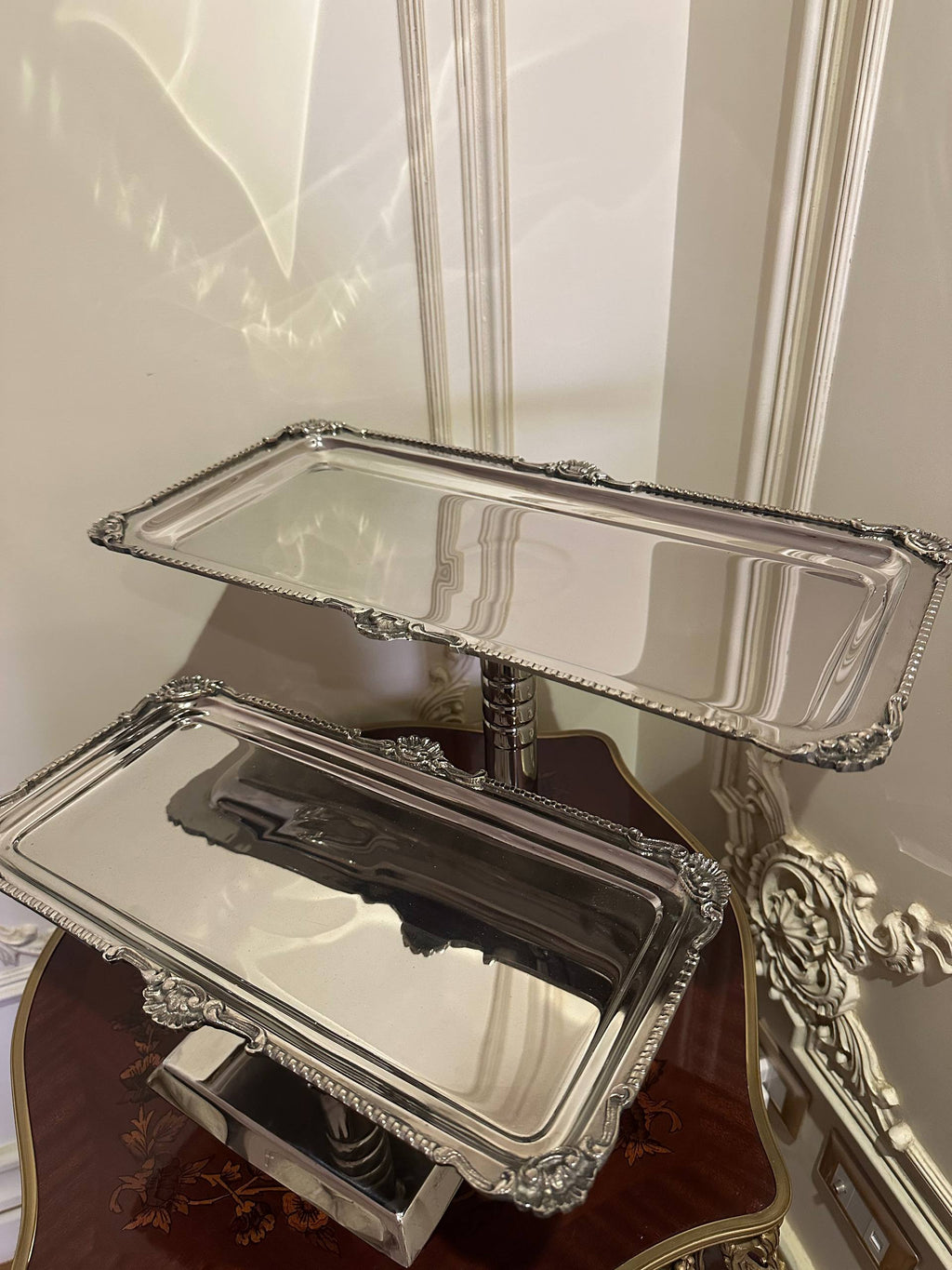 High Stand rectangular trays